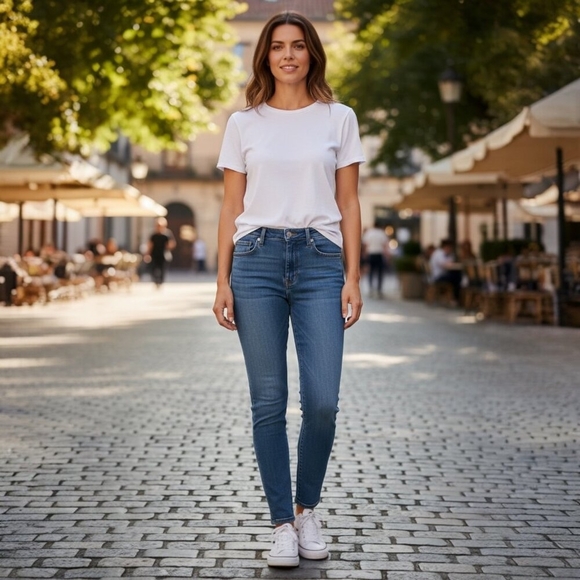 Vans Shoes - VANS Old Skool Reissue White Leather Sneakers Sport Skateboarding Sneakers Shoes